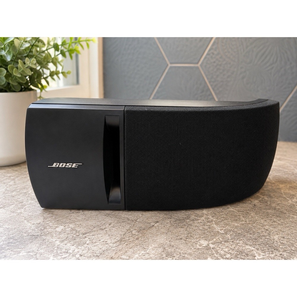 Bose 161 Left Speaker Black Indoor Outdoor Wall Mount Bookshelf Speaker